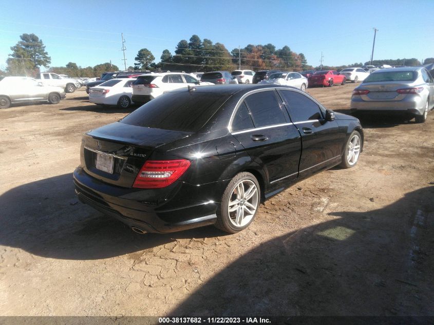 2013 MERCEDES-BENZ C 300 LUXURY 4MATIC - WDDGF8AB1DR295466