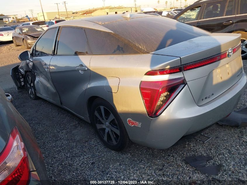 2016 TOYOTA MIRAI JTDBVRBD2GA000701
