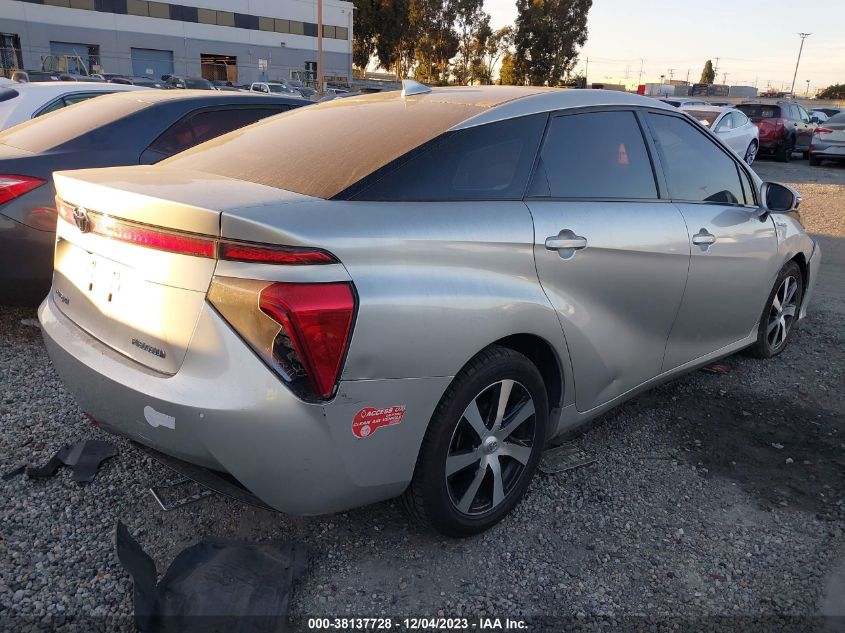 2016 TOYOTA MIRAI JTDBVRBD2GA000701