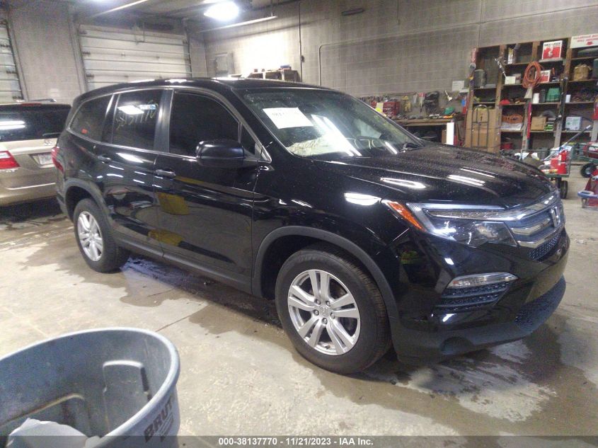 2018 HONDA PILOT LX - 5FNYF6H16JB070722