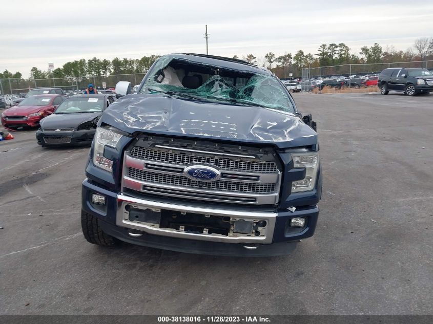 2015 FORD F-150 PLATINUM - 1FTEW1EF2FFC10984