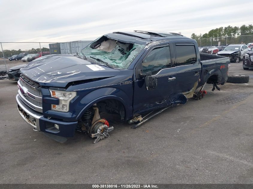 2015 FORD F-150 PLATINUM - 1FTEW1EF2FFC10984