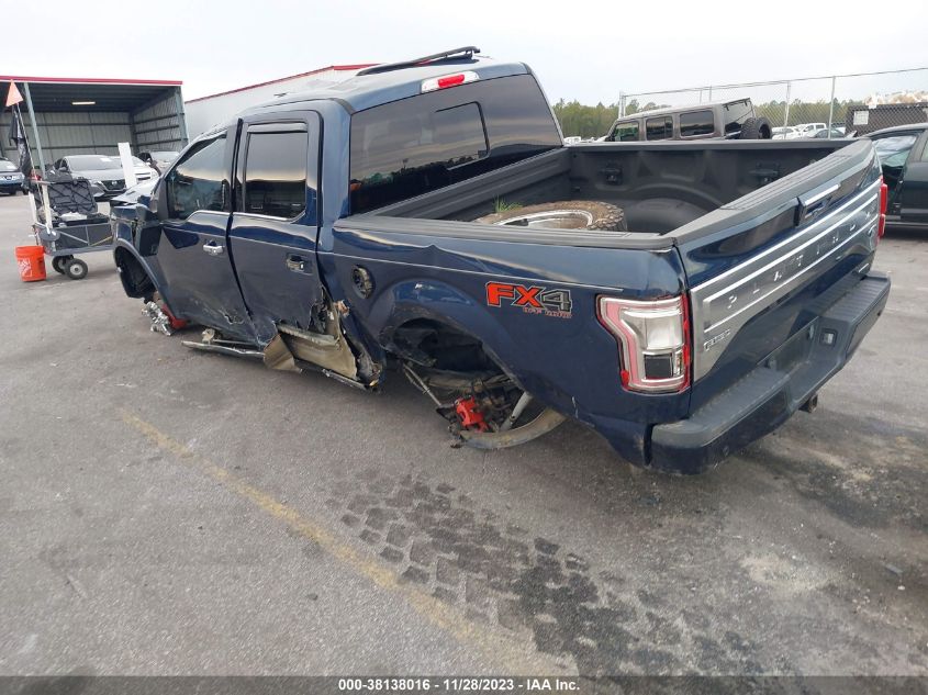 2015 FORD F-150 PLATINUM - 1FTEW1EF2FFC10984