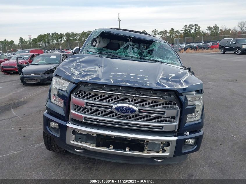 2015 FORD F-150 PLATINUM - 1FTEW1EF2FFC10984