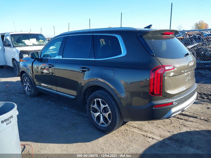 2022 KIA TELLURIDE EX - 5XYP34HC9NG209668
