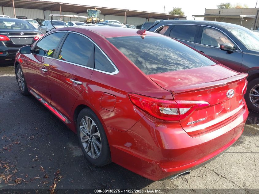2016 HYUNDAI SONATA SPORT - 5NPE34AF8GH329114