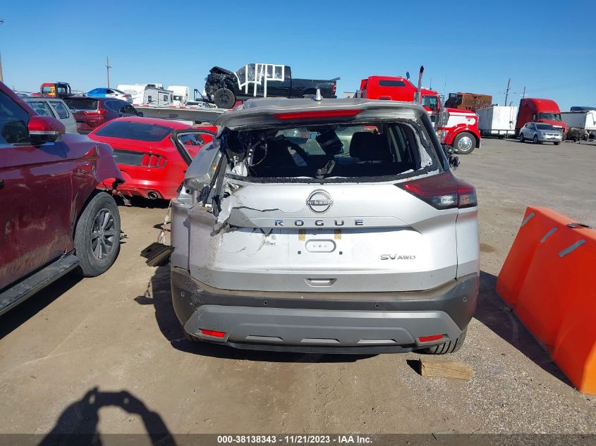 2022 NISSAN ROGUE SV INTELLIGENT AWD - 5N1BT3BB6NC675739