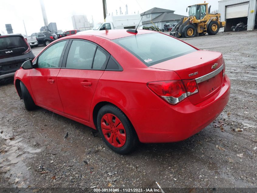 2015 CHEVROLET CRUZE LS AUTO - 1G1PA5SH7F7298602