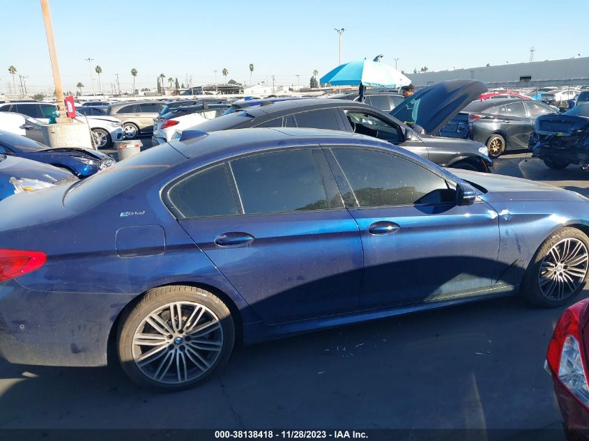 2019 BMW 530E IPERFORMANCE WBAJA9C58KB392582