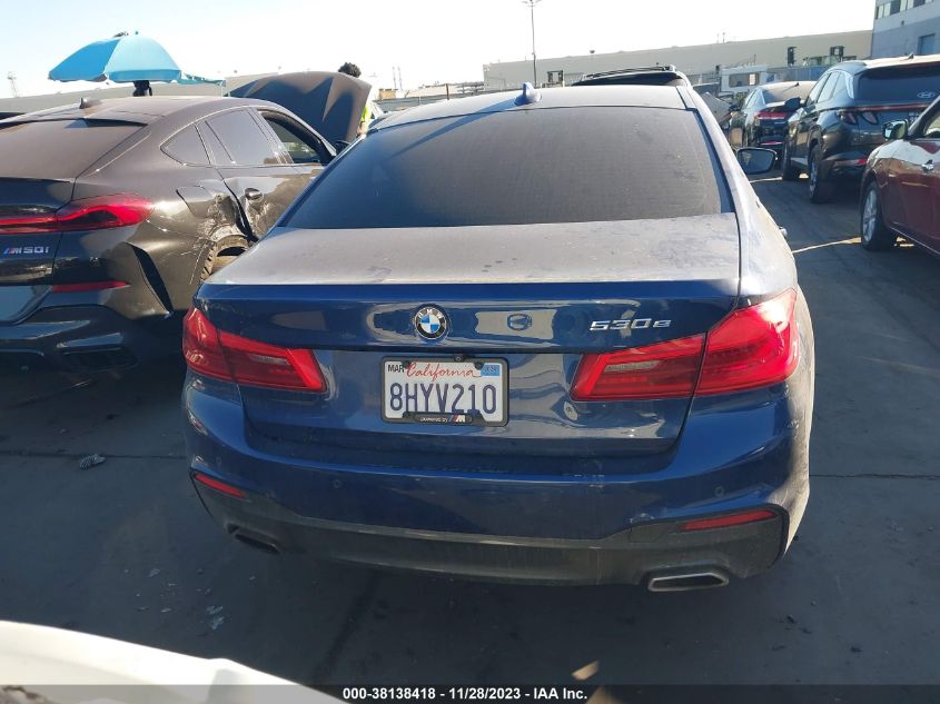 2019 BMW 530E IPERFORMANCE WBAJA9C58KB392582