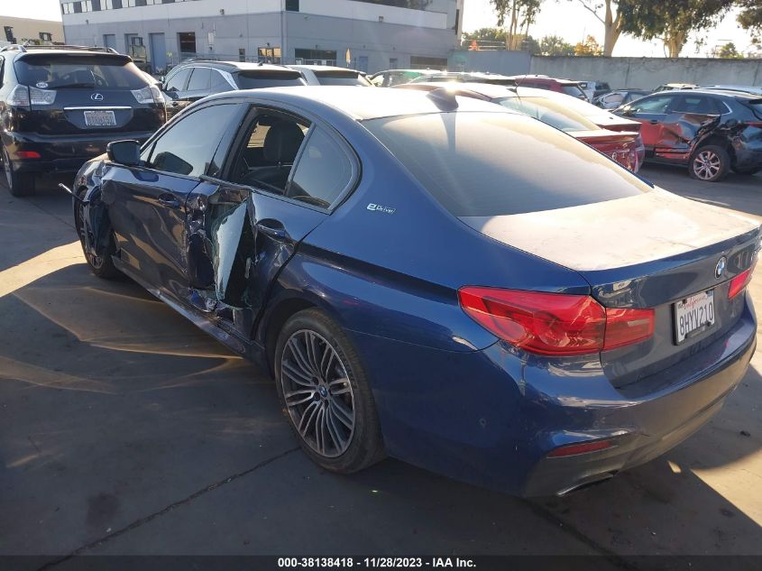 2019 BMW 530E IPERFORMANCE WBAJA9C58KB392582