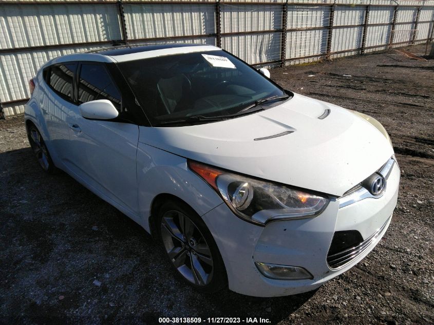 2013 HYUNDAI VELOSTER BASE W/BLACK - KMHTC6AD7DU173453