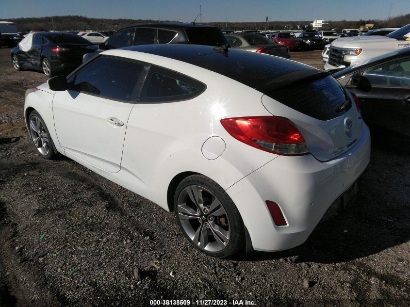 2013 HYUNDAI VELOSTER BASE W/BLACK - KMHTC6AD7DU173453