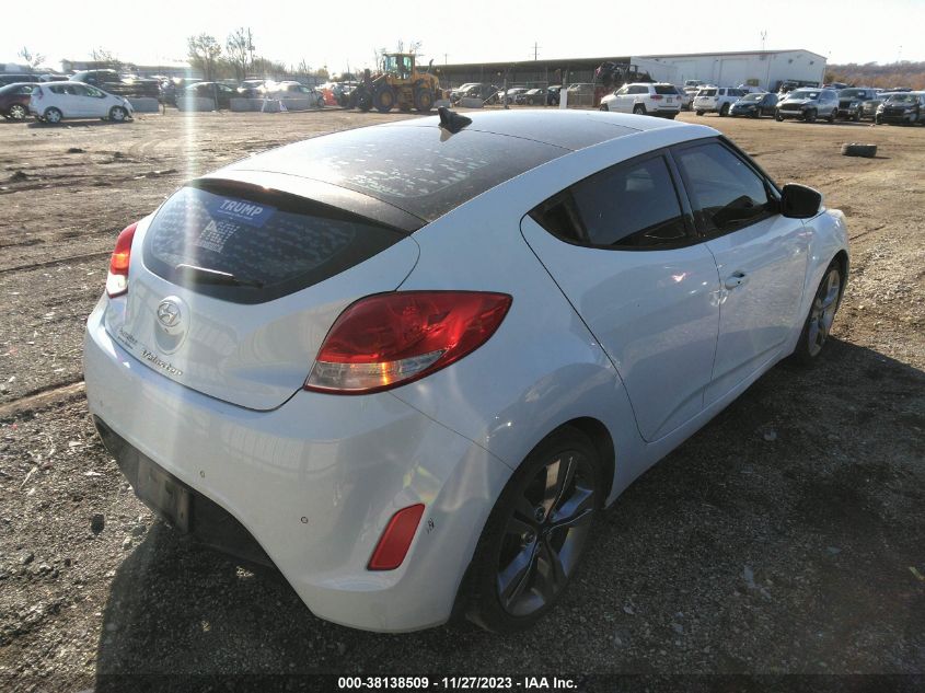2013 HYUNDAI VELOSTER BASE W/BLACK - KMHTC6AD7DU173453