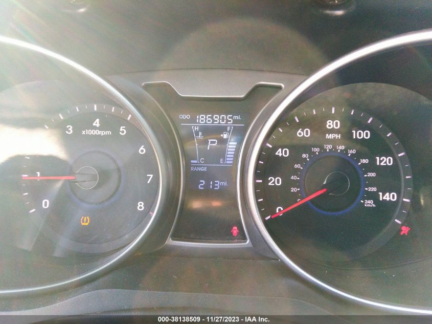 2013 HYUNDAI VELOSTER BASE W/BLACK - KMHTC6AD7DU173453