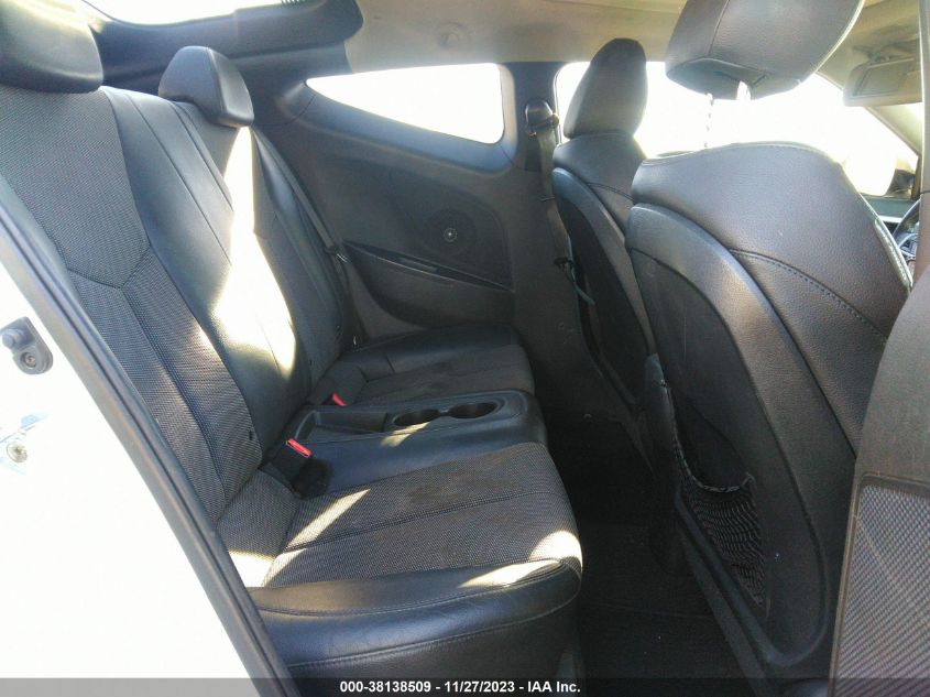 2013 HYUNDAI VELOSTER BASE W/BLACK - KMHTC6AD7DU173453