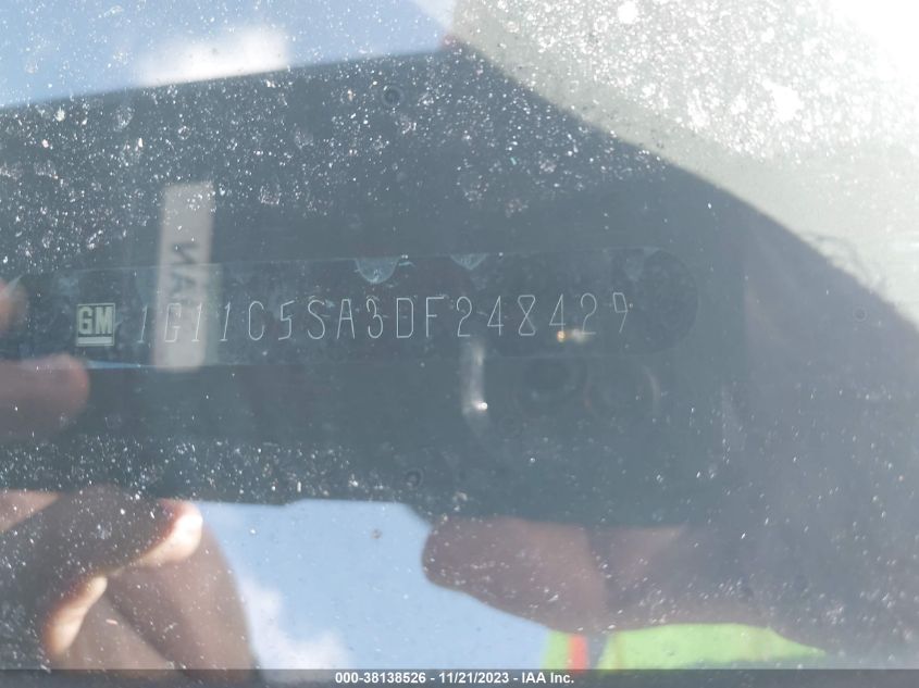2013 CHEVROLET MALIBU 1LT - 1G11C5SA3DF248429