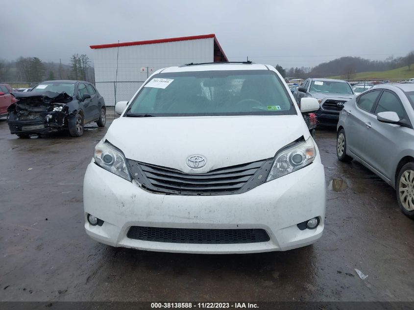 2013 TOYOTA SIENNA XLE V6 8 PASSENGER - 5TDYK3DC6DS388342