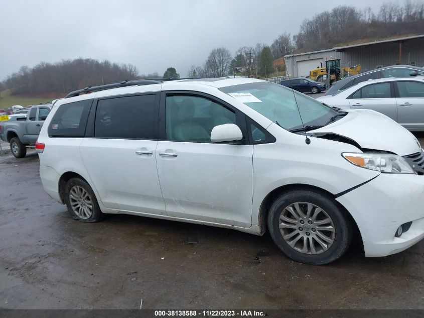 2013 TOYOTA SIENNA XLE V6 8 PASSENGER - 5TDYK3DC6DS388342