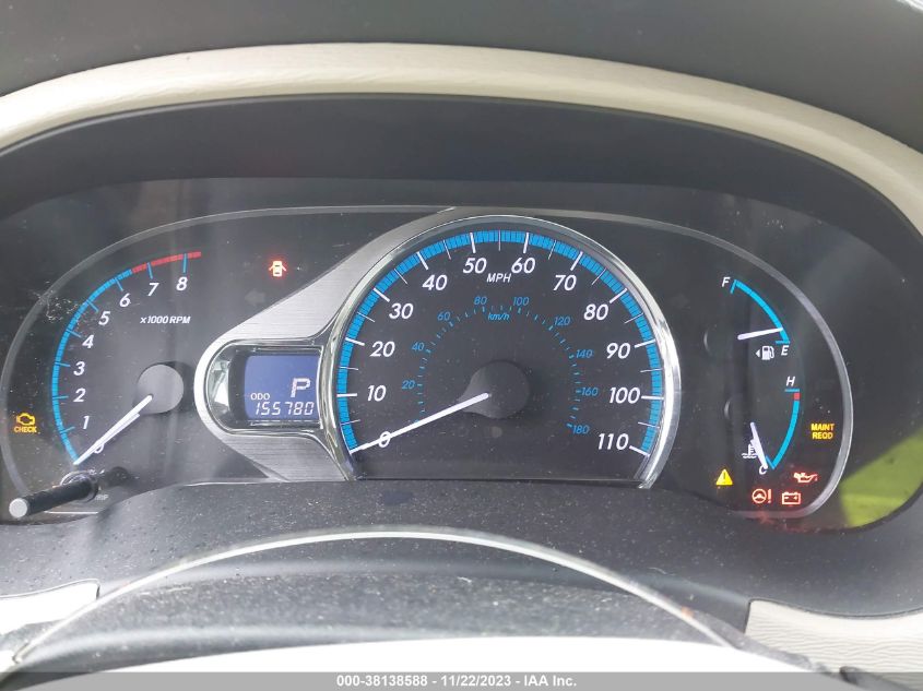 2013 TOYOTA SIENNA XLE V6 8 PASSENGER - 5TDYK3DC6DS388342