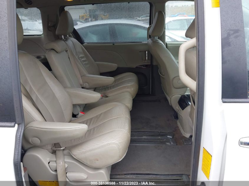 2013 TOYOTA SIENNA XLE V6 8 PASSENGER - 5TDYK3DC6DS388342