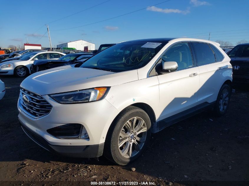 2FMPK4K99KBB08903 2019 FORD EDGE, photo no. 2