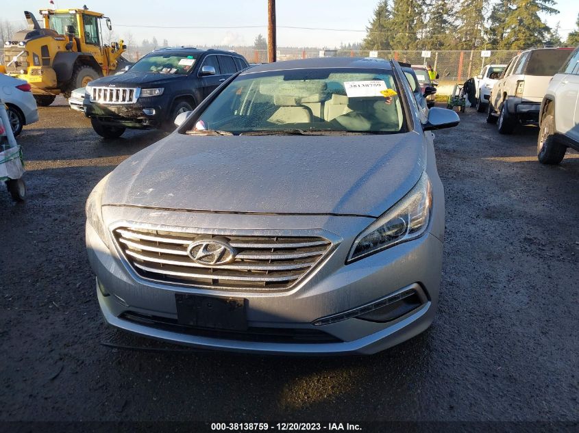 2015 HYUNDAI SONATA SE - 5NPE24AF7FH148376