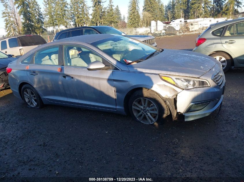 2015 HYUNDAI SONATA SE - 5NPE24AF7FH148376