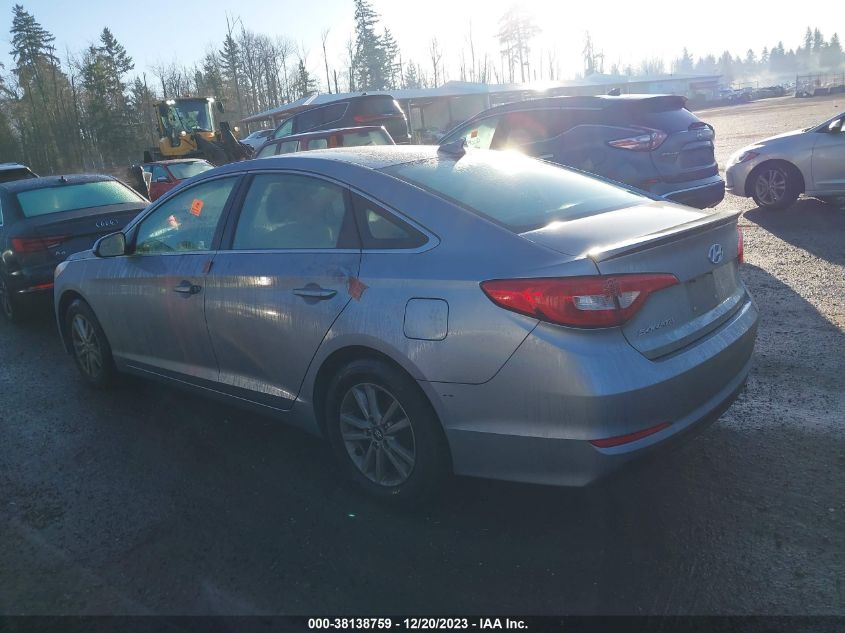 2015 HYUNDAI SONATA SE - 5NPE24AF7FH148376