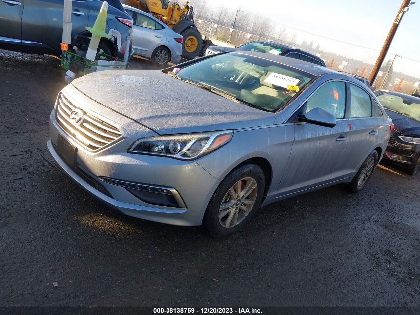 2015 HYUNDAI SONATA SE - 5NPE24AF7FH148376