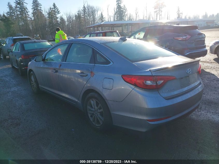 2015 HYUNDAI SONATA SE - 5NPE24AF7FH148376