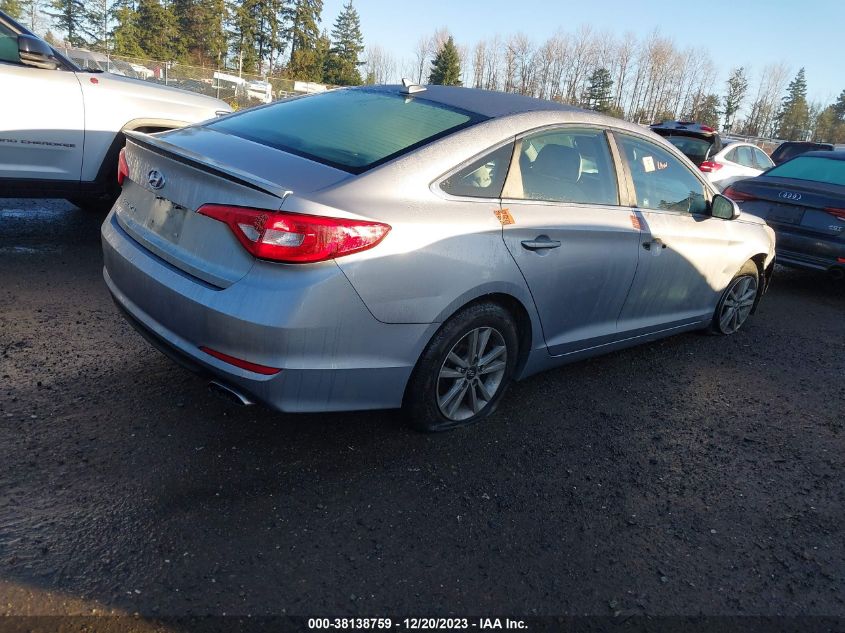 2015 HYUNDAI SONATA SE - 5NPE24AF7FH148376