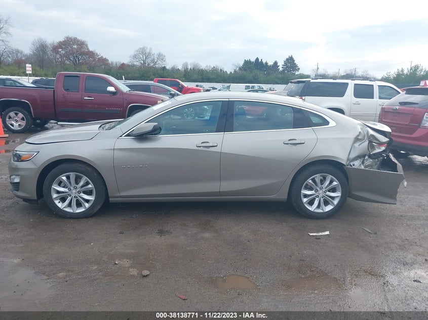 VIN 1G1ZD5ST2NF141259 2022 CHEVROLET MALIBU FWD LT