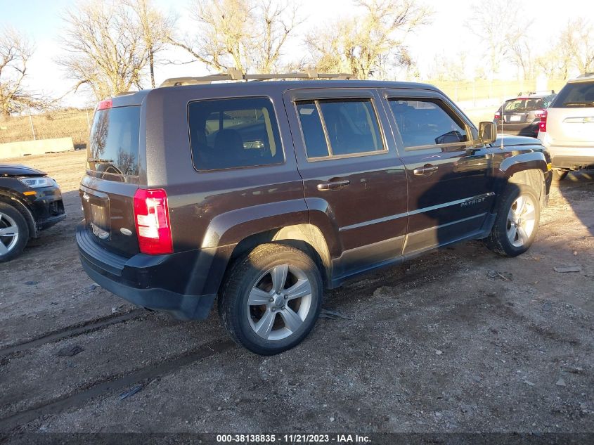 2014 JEEP PATRIOT LATITUDE - 1C4NJRFB5ED629981