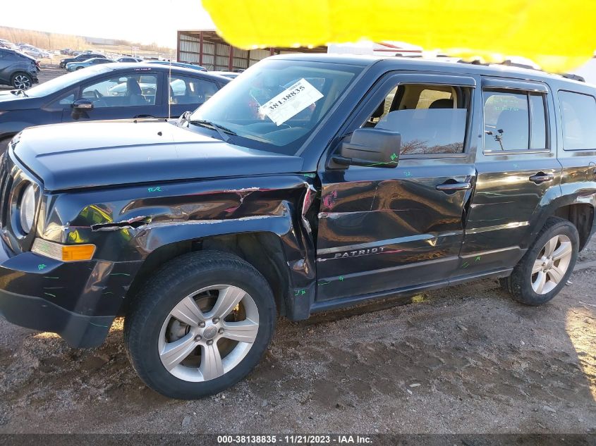 2014 JEEP PATRIOT LATITUDE - 1C4NJRFB5ED629981