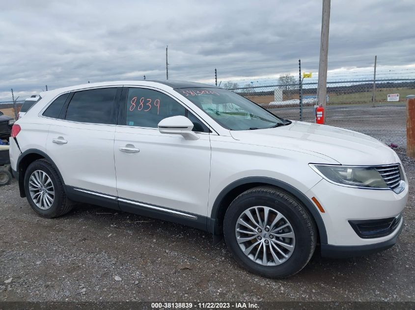 2016 LINCOLN MKX SELECT - 2LMTJ8KP5GBL80349
