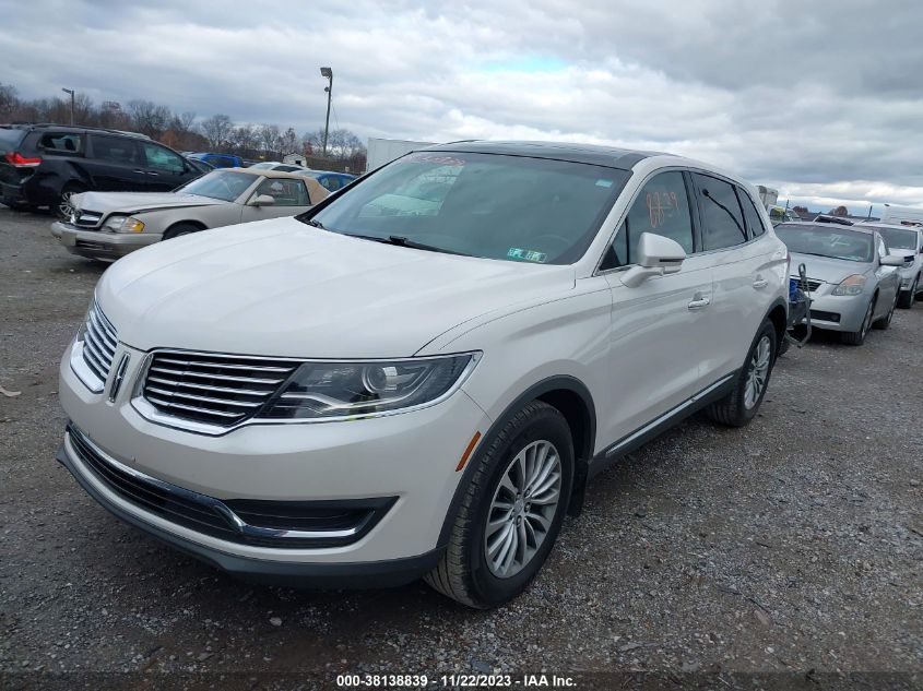 2016 LINCOLN MKX SELECT - 2LMTJ8KP5GBL80349