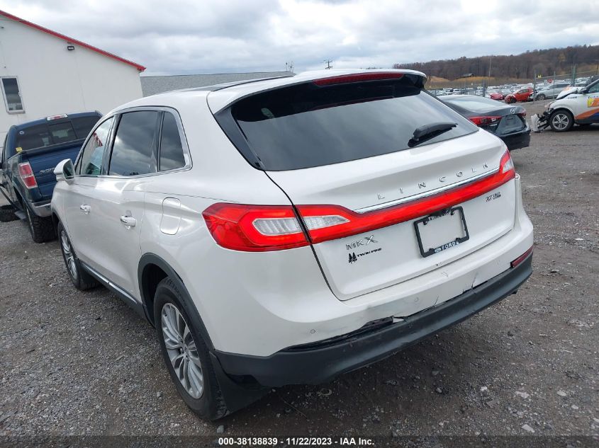 2016 LINCOLN MKX SELECT - 2LMTJ8KP5GBL80349