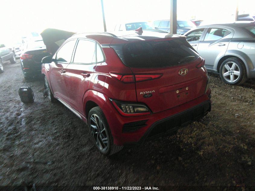 2022 HYUNDAI KONA N LINE - KM8K33A32NU824927