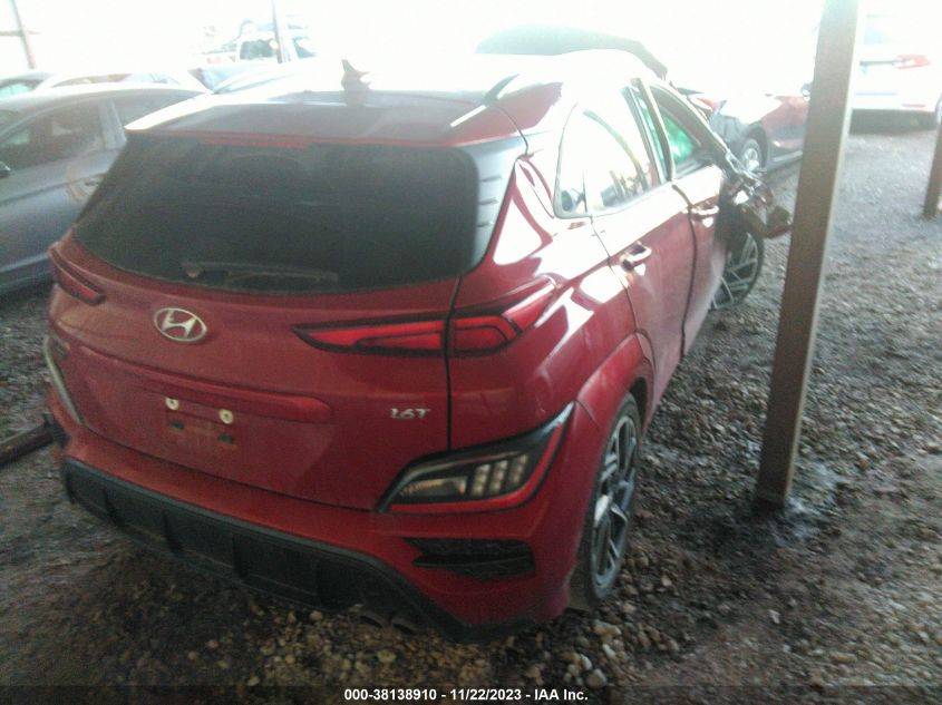 2022 HYUNDAI KONA N LINE - KM8K33A32NU824927