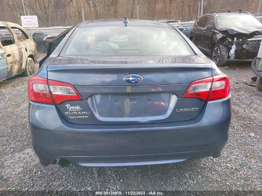 2016 SUBARU LEGACY 2.5I LIMITED - 4S3BNBN66G3047478