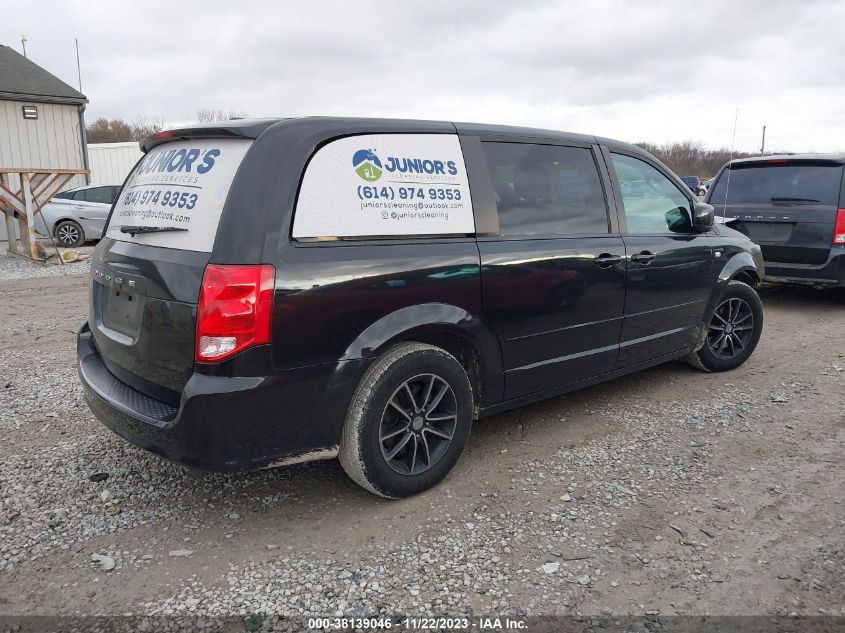 2014 DODGE GRAND CARAVAN AVP/SE - 2C4RDGBG8ER452645
