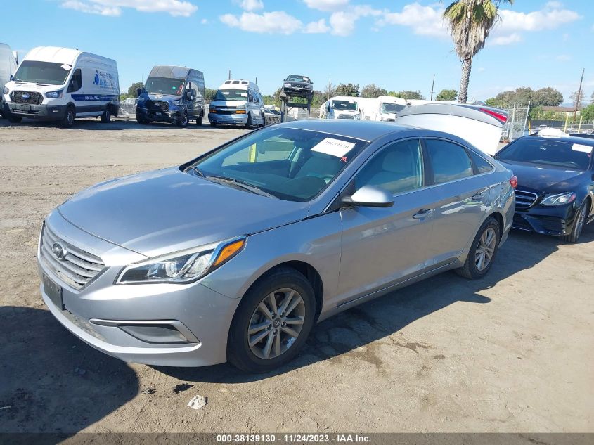 2017 HYUNDAI SONATA 2.4L - 5NPE24AF8HH485805