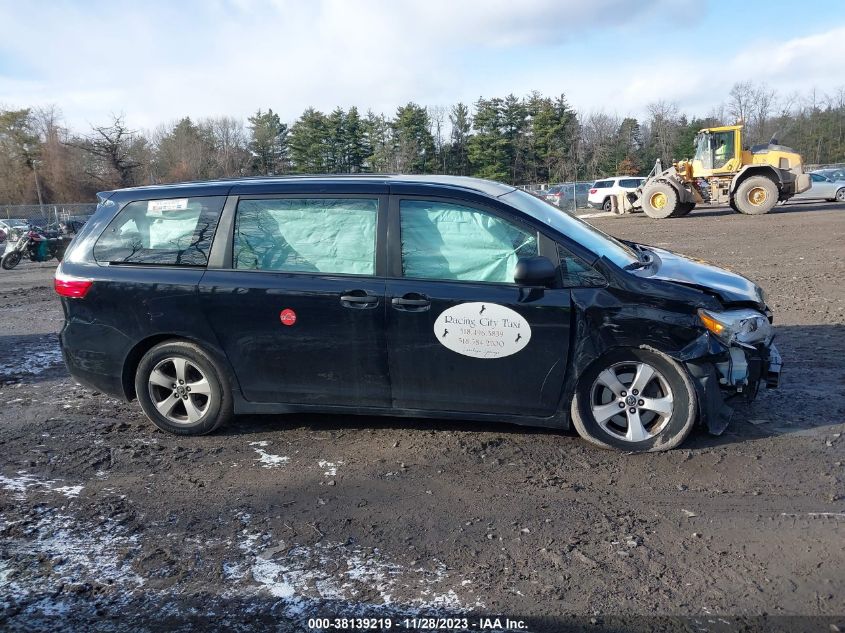 2018 TOYOTA SIENNA L 7 PASSENGER - 5TDZZ3DC2JS958252