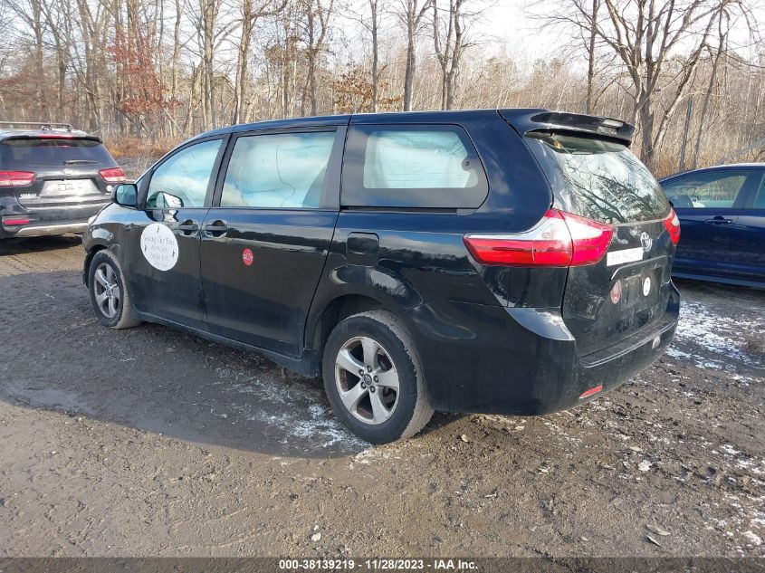 2018 TOYOTA SIENNA L 7 PASSENGER - 5TDZZ3DC2JS958252