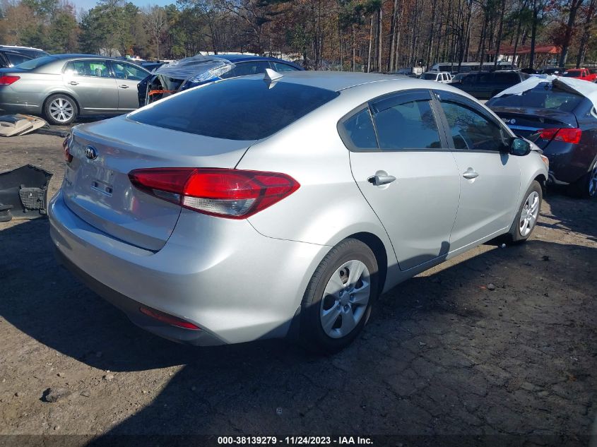 VIN 3KPFK4A7XHE055114 2017 KIA FORTE LX