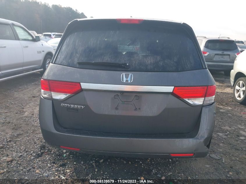 2015 HONDA ODYSSEY EXL - 5FNRL5H62FB020555