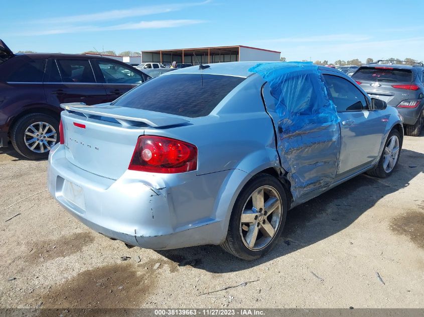 2013 DODGE AVENGER SE - 1C3CDZAB7DN658062