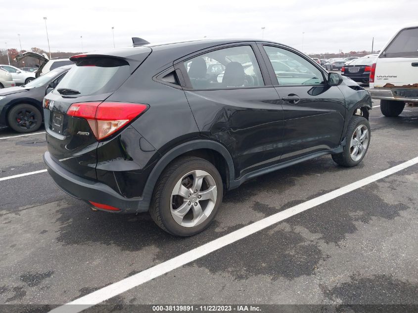 2016 HONDA HR-V LX - 3CZRU6H39GM761818