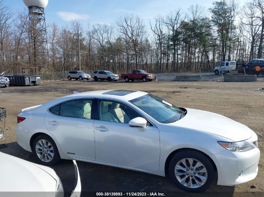 2013 LEXUS ES 300H HYBRID - JTHBW1GG9D2021163
